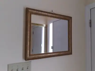 Elegant Gold Framed Classy Vintage Mirror, View more