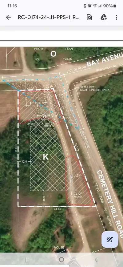 1.5 acre lot, has gas running through property, power on the property line, fiber optics for the int...