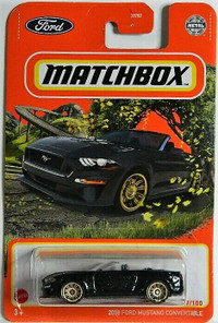 Matchbox 1/64 2018 Ford Mustang Convertible Diecast
