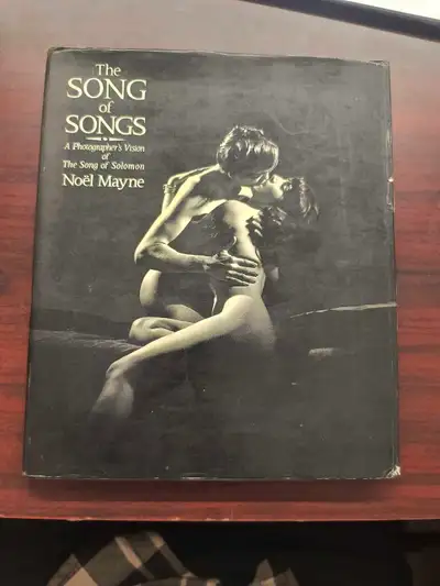 This controversial 1969, hardcover book presents the Biblical text of the Song of Solomon with strik...