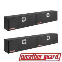 $2000 OFF - TWO BRAND NEW WEATHER GUARD MATTE BLACK TOOL BOXES