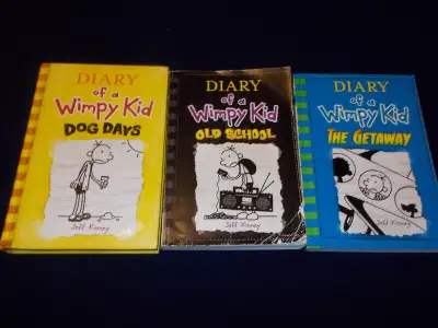 3 Diary of a Wimpy Kid books (#4, 10, 12), View more