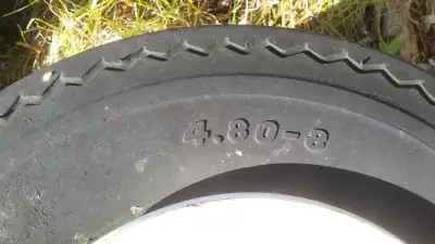 Tires - Pair of trailer tires and Pair of John Deere Tires, View more