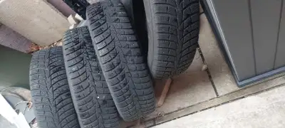 Hi tires have been only used 2 1/2 seasons..8/32" left. Dot is 2019. Great price.. Please text 416-6...