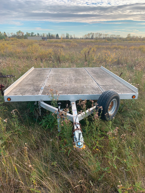 2011 8610 T Aluma Snowmobile Tilt Trailer Cargo & Utility Trailers