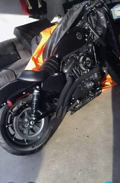 2019 Harley Iron 883 in great shape with custom Bassani exhaust, upgraded air intake & tune, and cus...