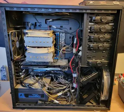 Custom PC / Parts Bundle – i7-2500K, HAF Full Tower, 750W PSU (No HDD, AS-IS) Older but solid platfo...