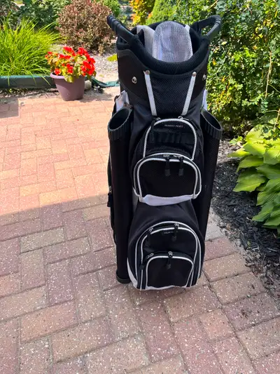 Golf Cart Bag with shouder and hand carry and spot for each club, View more