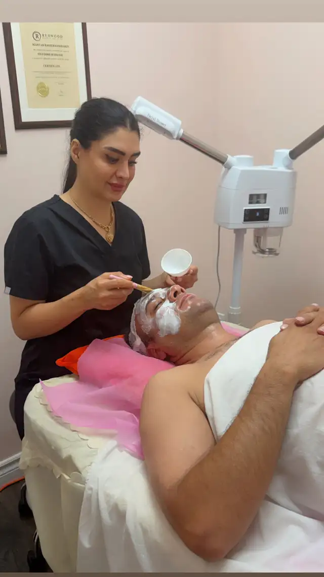 facial including face massage 