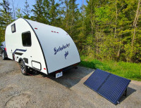 17' Teardrop Tow Trailer 2 Bed Propane Solar Warranty Camping