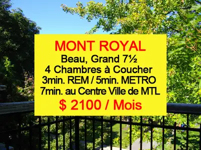 MONT ROYAL, LA CITE-JARDIN PAR EXCELLENCE QUI VOUS CHARMERA AVEC SA QUALITE DE VIE RESIDENTIELLE EXC...