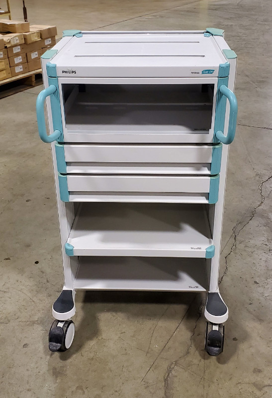 Metal Rolling   Cart With 2   Drawers in Other in Calgary