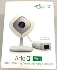 Arlo Q Plus - 1080p HD Security Camera with Audio and Cloud Stor