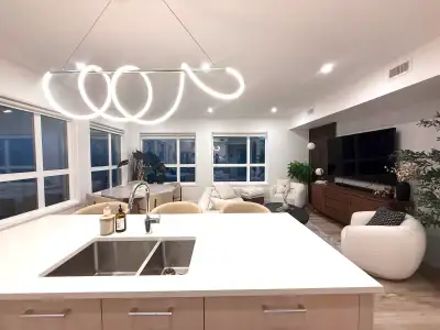 Luxury Top-Floor Corner Residence with Private Terrace & Wraparound Patio Key features: 2 bed and de...