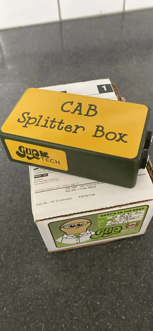 Gup Tech Cabinet Splitter Box in Amps & Pedals in Guelph - Image 2