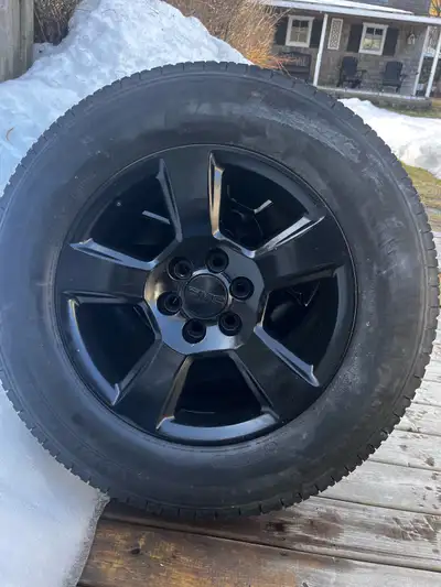 20” Silverado or Sierra rims and tires with tpms. Excellent condition.