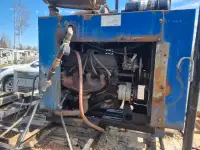 Skid mounted Ford 460 industrial engine on propane