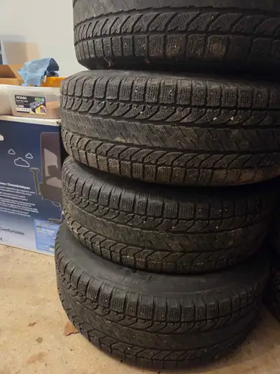 265/70r17 - winter slalom BF goodrich used - still 3/16" tread left.