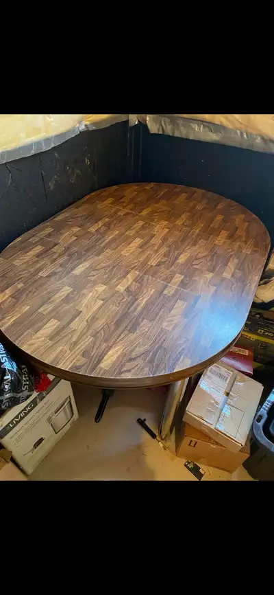 Kitchen Table excellent condition seats eight with leaf or four, View more