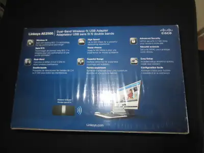 Cisco Linksys AE2500 Wifi USB Adapter, View more