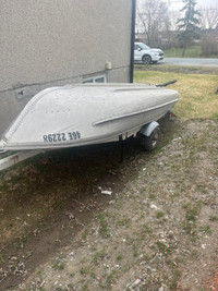 14 ft aluminum boat and trailer forsale 