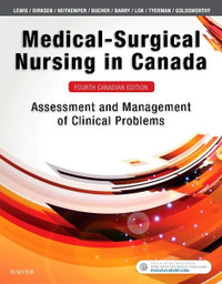 Medical Surgical Nursing in Canada 4th Edition 9781771720489