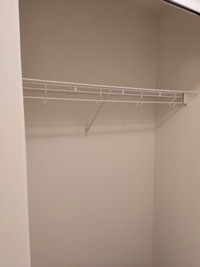Closet metal shelf 