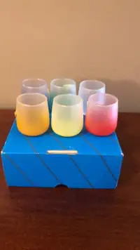 Multicoloured shot glasses