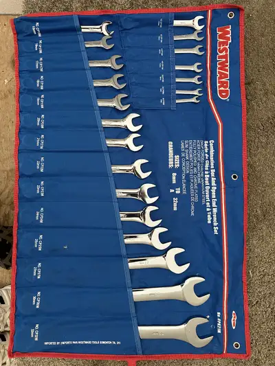 Westward Tools 21 pc Combination Wrench Set metric, View more