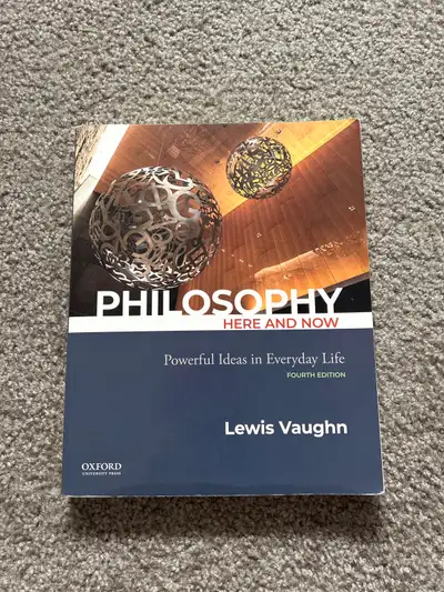 Philosophy Here and Now (4th Edition) – Excellent Condition, View more