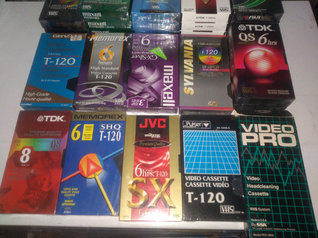 24 Blank VHS Tapes in Video & TV Accessories in St. Catharines - Image 2