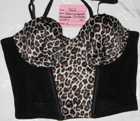36A Black &amp; Animal Print Strapless Women's Bra with 7 Hooks in Women's - Other in London - Image 2