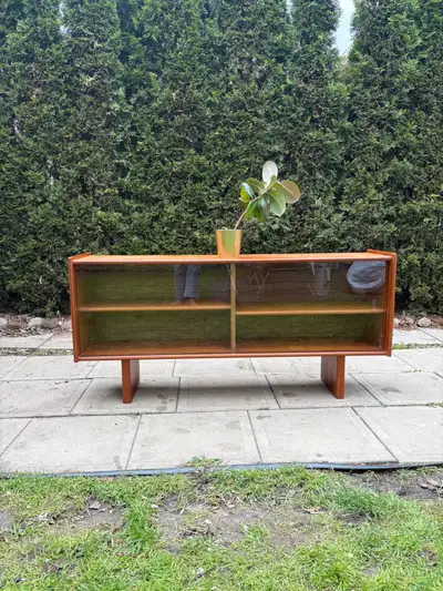 MCM Teak Display Cabinet , View more