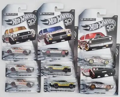 Hot Wheels 2018 ZAMAC 50 ANNIVERSARY CHALLENGING THE LIMITS, View more