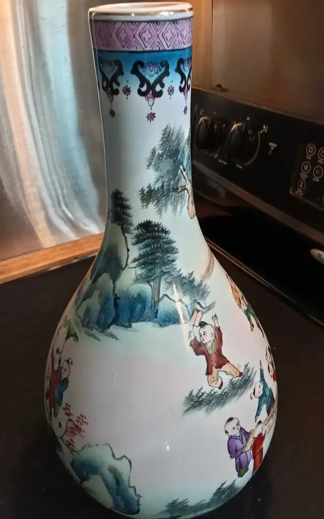 Chinese Famille Rose Porcelain Vase | Arts & Collectibles | City of ...