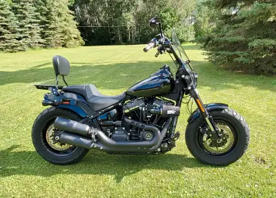 2018 Harley Davidson Fat Bob. Excellent Condition. Fun and Fast. Many extras including: Handlebars,...