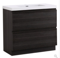 New Bathroom Vanity with sink - Nouvelle vanité avec lavabo