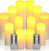 Battery LED Candles 12 piece