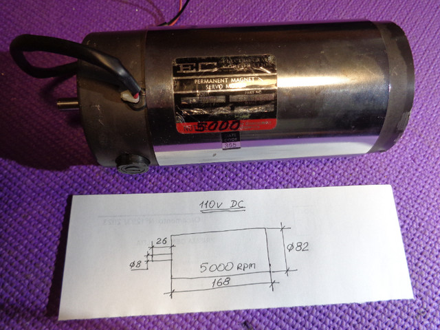 DC 110 v magnet servo motor 5000 rpm. in Other Business & Industrial in City of Toronto