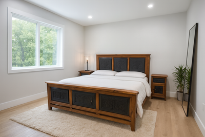 Lit king California bois de rose, View more