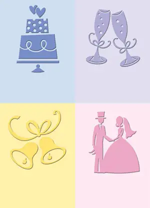 Cuttlebug mini (2 x 2.75 inches) embossing folders in Hobbies & Crafts in Markham / York Region - Image 6