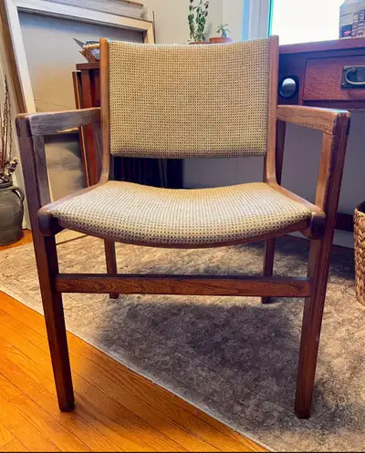 Vintage Henderson Mid-Century Modern Solid Wood Chair, View more