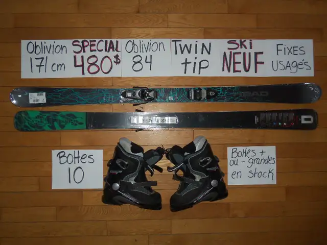 Équipements TWIN TIP SKI ALPIN 150 160 166 170 175 cm in Ski in Granby - Image 11
