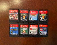 8 Nintendo Switch games 