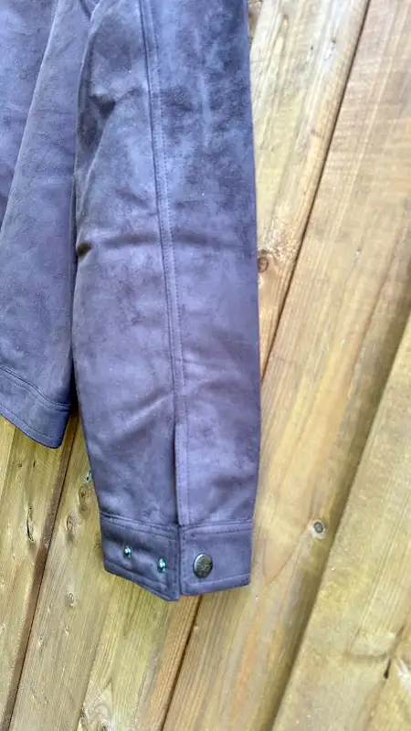 Faux Suede Jacket, New with Tags, XL mens. Dark grey. in Men's in City of Toronto - Image 4