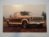 Ford 1983 Super Cab Truck Postcard