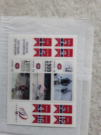 Canada Post Montreal Canadiens Uolographic Stamp Panel
