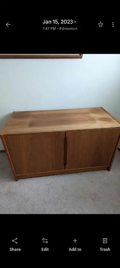 Solid Teak Vintage Sideboard, View more