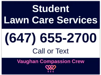 Hi there! My name is Matthew. I'm a high school student looking to provide lawn care in the neighbou...