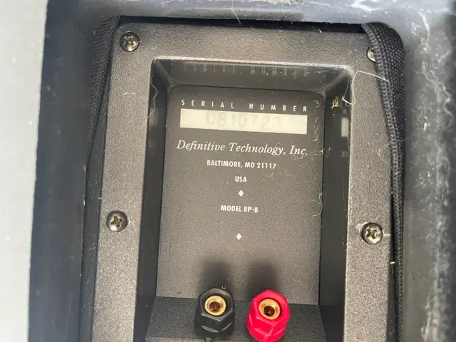 Definitive Technology BP-8 speakers in Speakers in Markham / York Region - Image 5